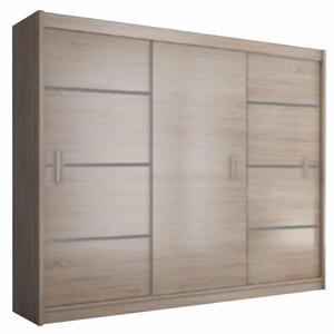 Zondo.hr Ormar za garderobu Magnet 250 (hrast sonoma + siva) . 794877