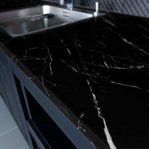 Naljepnica za namještaj 200x60 cm Black and White Marble - Ambiance