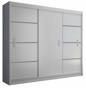 Zondo.hr Ormar za garderobu Magnet 250 (bijela + crna) . 794874