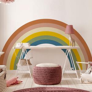 Dječja zidna naljepnica 158x87 cm Pastel Rainbow - Ambiance