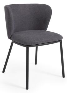 Tamno siva blagovaonska stolica Ciselia - Kave Home