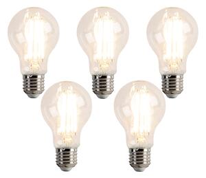 Set od 5 E27 prigušivih LED žarulja A60 7,6W 780 lm 2700K