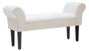 Mauro Ferretti Klupica velvet crema cm 102x31x51