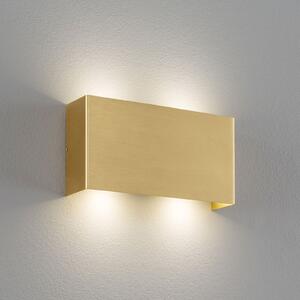 Quitani LED zidna svjetiljka Maja, mat mesing, širina 22 cm
