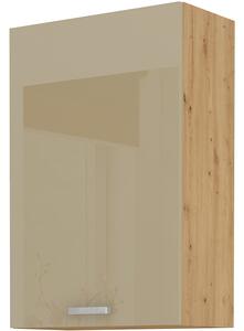 Zondo.hr Gornji kuhinjski ormarić- Arryn 60 G-90 1F (Hrast artisan + Sjaj cappucino). Akcija -7%. 1024775
