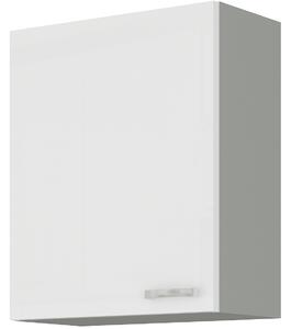 Zondo.hr Gornji kuhinjski ormarić- Brunea 60 G-72 1F (siva + bijeli sjaj). Akcija -6%. 1024985