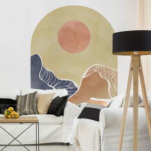 Zidna naljepnica 120x140 cm Abstract Rising Sun Arch - Ambiance