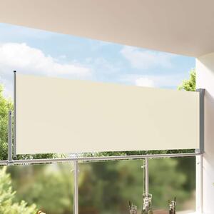 Uvlačiva bočna tenda za terasu 120 x 300 cm krem - Krema / 120 x 300 cm