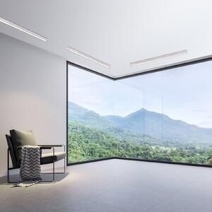 LED stropna svjetiljka PURE Lines, 110 cm, srebrna, CCT, daljin