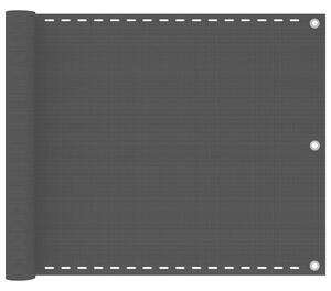 Balkonska Zaštita HDPE 75x400 cm Antracit Boja - Antracitno siva / 75 x 400 cm