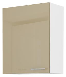 Zondo.hr Gornji kuhinjski ormarić- Lavera 60 G 72 1F (bijela + sjaj cappucino). 1032379