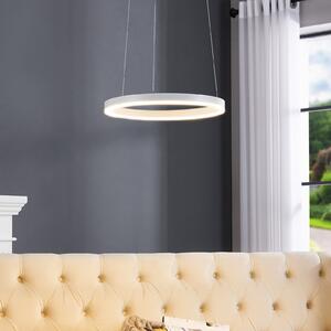Arcchio LED viseća svjetiljka Albiona, bijela, 1 prsten, Ø 40 cm