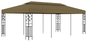 Sjenica 6 x 3 m smeđe-siva 180 g/m² - Tupe / N/A