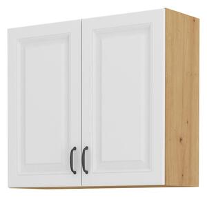 Zondo.hr Gornji kuhinjski ormarić- Sheila 80 G 72 2F (hrast artisan + bijela ). 1032455