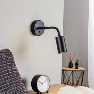 Nowodvorski Lighting Zidna svjetiljka Eye Flex S, crna, prigušiva, Crno, Dnevni boravak/blagovaonica, Metal