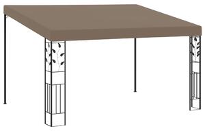 Zidna sjenica 4 x 3 x 2,5 m smeđe-siva - Tupe / 4 x 3 x 2.5 m