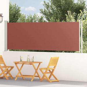 Uvlačiva bočna tenda za terasu 117 x 600 cm smeđa - Smeđa / 117 x 600 cm