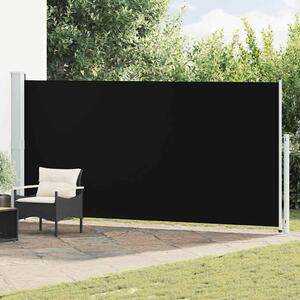 Uvlačiva bočna tenda za terasu 180 x 500 cm crna - Crna / 180 x 500 cm
