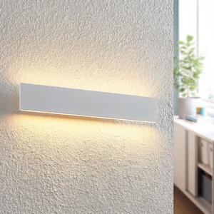 Lindby Ignazia LED zidna svjetiljka, 47 cm, bijela, metal, gore/dolje, prigušiva, Bijela, Dnevni boravak/blagovaonica, Metal