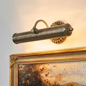 Lindby zidna lampa za sliku Joely, 37 cm, mesing, metal, E14, prigušiva, Bronca / stari mesing, Dnevni boravak/blagovaonica, Metal