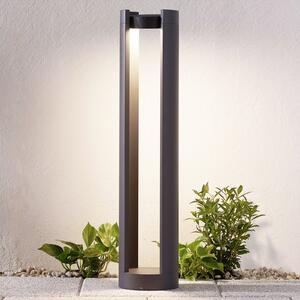 Lucande LED svjetiljka Dylen, siva, metalna, 80 cm, IP65