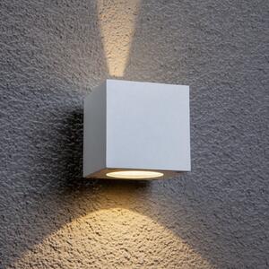 Lucande LED vanjska zidna svjetiljka Jarno, bijela, metal, 9cm