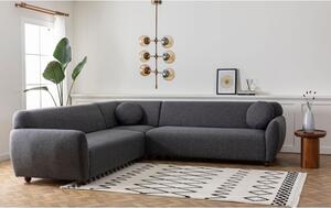 Atelier Del Sofa Kutna garnitura EDDY, tamno siva, Eddy Corner 2 (3L-C-3R) - Dark Grey