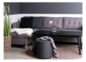 Crni stolić House Nordic Copenhagen, dužina 120 cm
