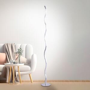 LED podna lampa Wave 3,000K 120cm čelik