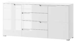 Zondo.hr Komoda Sallosa 8 (bijela + bijeli sjaj). 1068213
