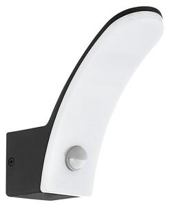 Eglo LED vanjska svjetiljka sa senzorom pokreta (11 W, Crne boje, Topla bijela)