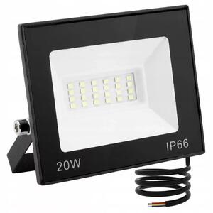 LED 20W reflektor Black Flat 6500K IP66