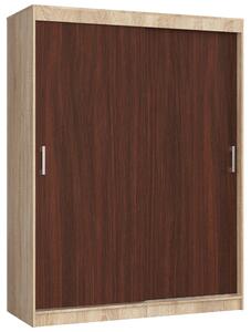 Zondo.hr Ormar za garderobu Cosimo (hrast sonoma + wenge). Akcija -13%. 1069439