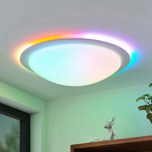 Lindby Aurela LED stropna svjetiljka CCT RGB Ø 58,5 cm