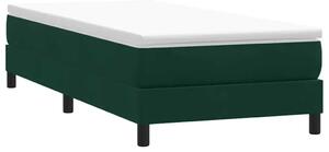 Box Spring krevet bez madraca tamnozeleni 90x210 cm samt - Zelena / 90 x 210 cm