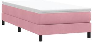 Box Spring krevet bez madraca ružičasti 100x210 cm samt - Ružičasti / 100 x 210 cm