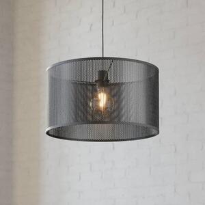 Manby viseća svjetiljka, Ø 45 cm, crna, čelik