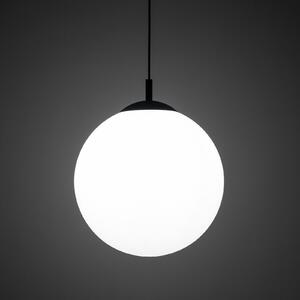 TK Lighting Viseća svjetiljka Esme, opalno staklo, jedna žarulja, Ø 35 cm, prigušiva, Bijela, Dnevni boravak/blagovaonica, Staklo, Metak
