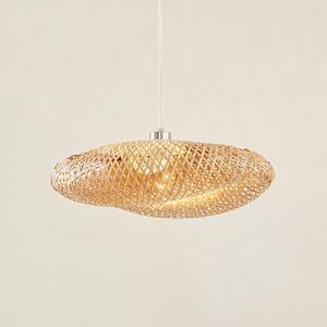 Lindby viseća svjetiljka Eleane, bambus, natur, Ø 50 cm