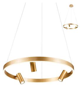 Redo 01-2490 - LED Luster na sajli SUMMIT LED/38W/230V CRI 90 zlatna
