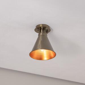 Stropna svjetiljka Berceste N-679, antikni bakar, metal, Ø 20 cm