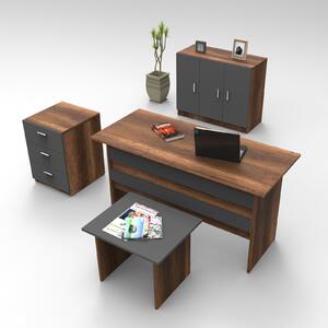 Zondo.hr Uredski set Vincent 12 (orah + antracit). Akcija -30%. 1072643