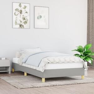 Okvir kreveta bez madraca svjetlosivi 100x200 cm od tkanine - Siva / 100 x 200 cm