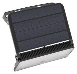 Emos LED solarni reflektor SOLO L, senzor pokreta, crni, 4000K, IP54