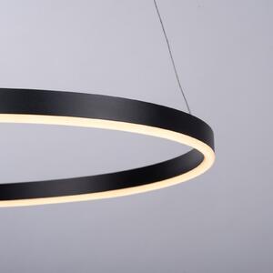 LED visilica Ritus, Ø 58,5cm, antracit