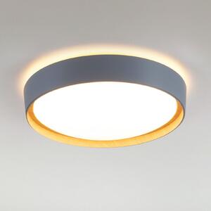 JUST LIGHT. GmbH LED stropna svjetiljka Emilia, prigušiva u tri stupnja, siva,, Sivo, Dnevni boravak/blagovaonica, Metal