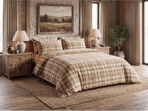 Posteljina mikropliš PLAID krem boje Dimenzije posteljine: 70 x 90 cm | 140 x 200 cm