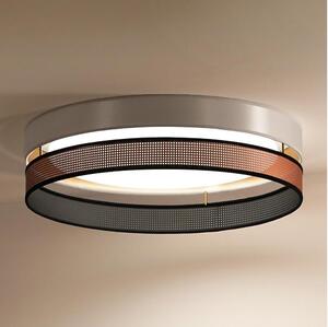 Duolla- LED Stropna svjetiljka ROLLER DUO SHINY LED/24W/230V pr. 45 cm bijela/bakrena