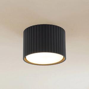 TK Lighting Ferro downlight, crni, plastični, visine 6 cm, GX53, prigušiva, Crno, Dnevni boravak/blagovaonica, Plastika