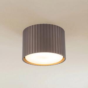 TK Lighting Ferro downlight, smeđi, plastični, visine 6 cm, GX53, prigušiva, Smeđa / hrđa, Dnevni boravak/blagovaonica, Plastika